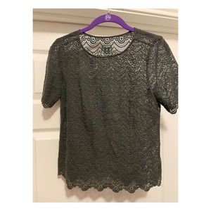 J Crew sheer shirt XXS